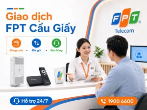Khách hàng có thể đóng cước, đổi gói và báo hỏng tại văn phòng giao dịch.