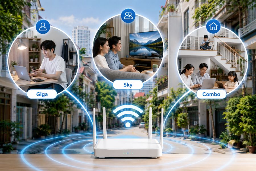 FPT Xuân Đỉnh cung cấp đa dạng gói mạng cung cấp cho từng mục đích