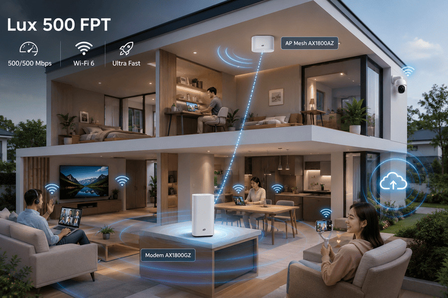 Tổng quan gói Lux 500 của FPT