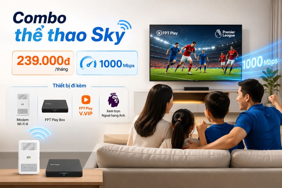 Tổng quan gói combo thể thao Sky