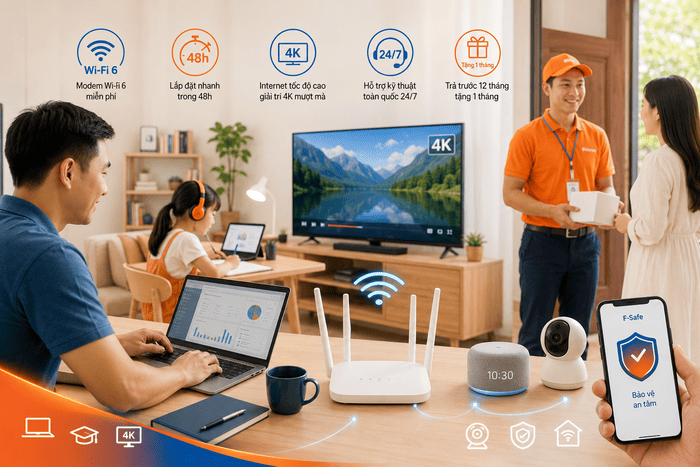 Vì sao nên lựa chọn lắp mạng của FPT?