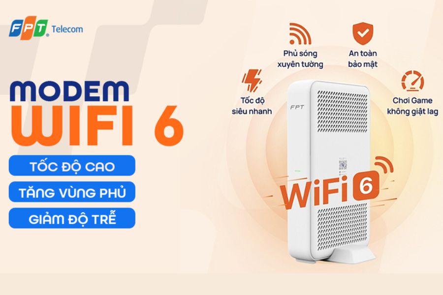 Wifi 6 FPT là gói cước Internet sử dụng chuẩn kết nối không dây thế hệ mới