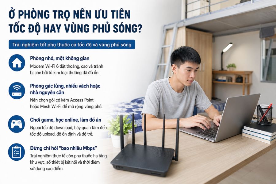 sinh viên ở trọ nên ưu tiên gì khi lựa chọn lắp mạng