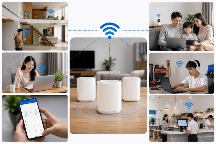 Đối tượng nên dùng wifi mesh