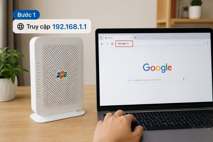 Cách thay đổi băng tần wifi