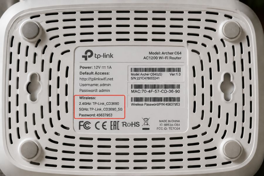 Kiểm tra băng tần Wifi