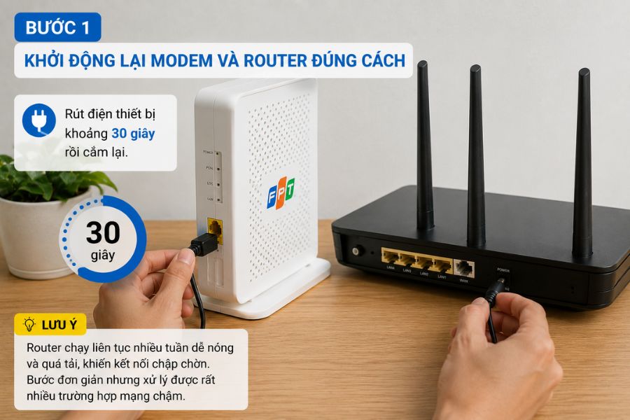 Tăng tốc Internet win 10
