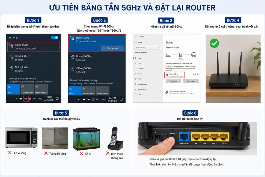 tăng tốc internet win 10