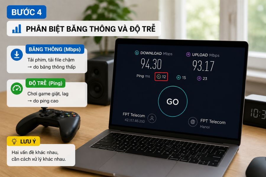 tăng tốc internet win 10