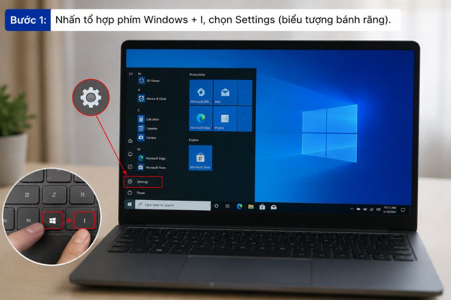 Tăng tốc internet win 10