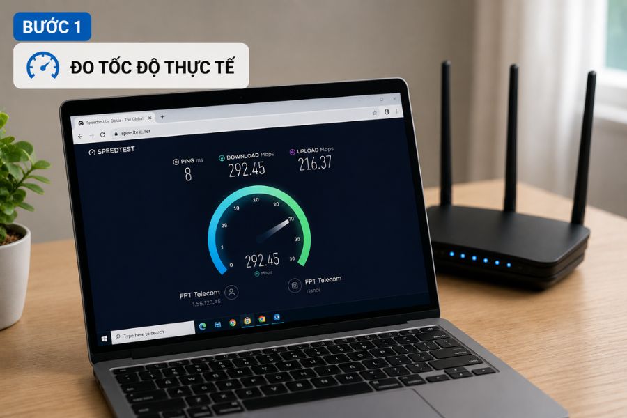 Tăng tốc internet win 10