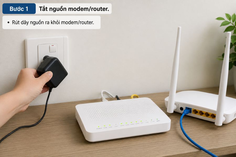 Wifi không có quyền truy cập internet