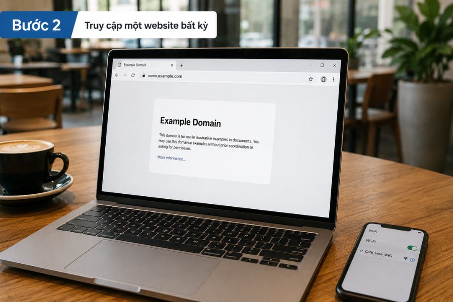 Wifi không có quyền tuy cập internet