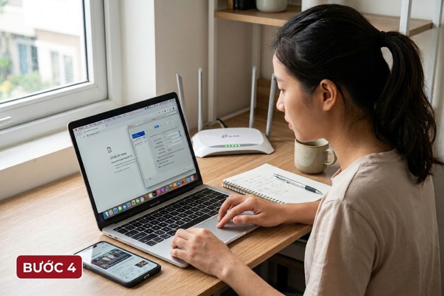 Wifi không có quyền truy cập internet