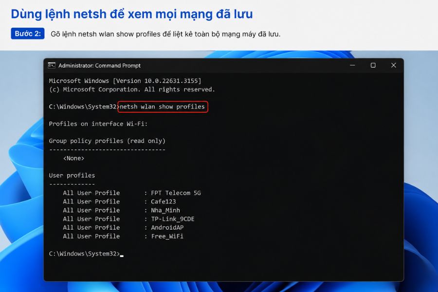 cách xem mật khẩu wifi