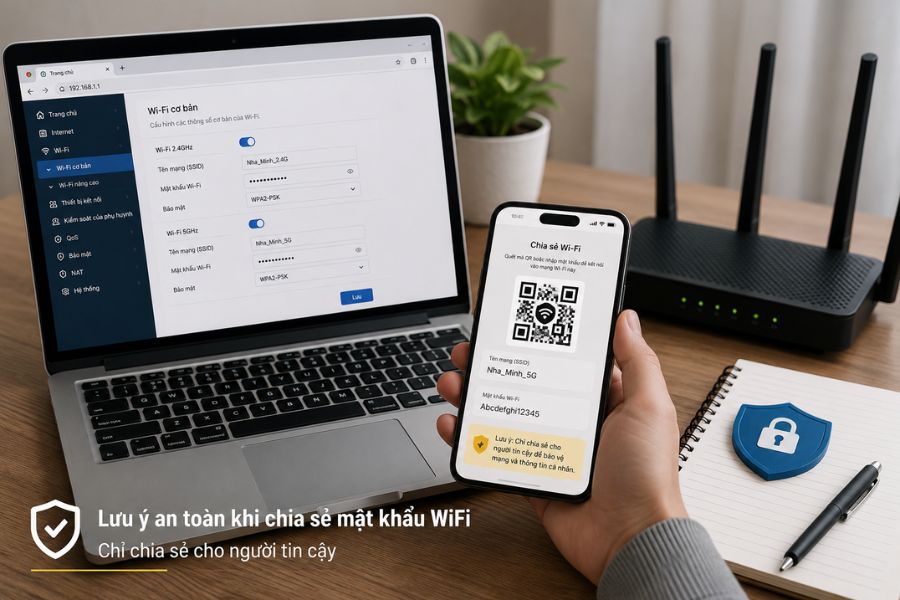 cách xem mật khẩu wifi