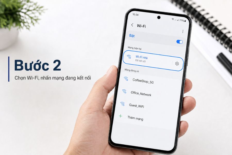 cách xem mật khẩu wifi