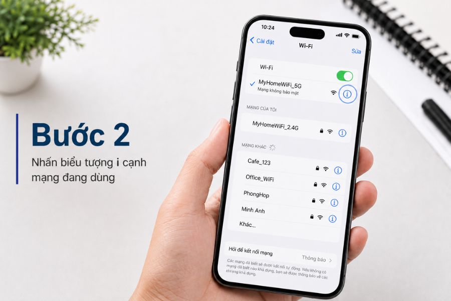 cách xem mật khẩu wifi