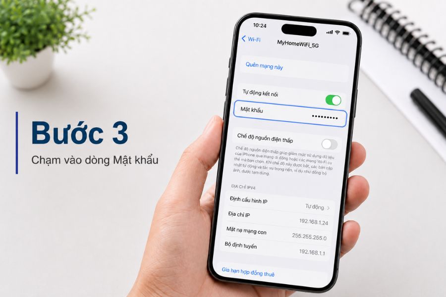 cách xem mật khẩu wifi