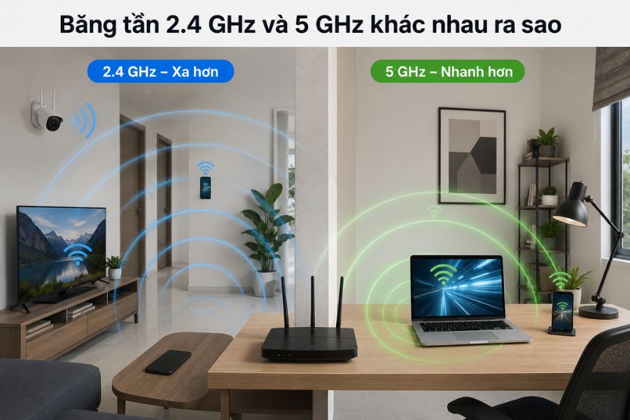 mạng không dây được kết nối bằng gì