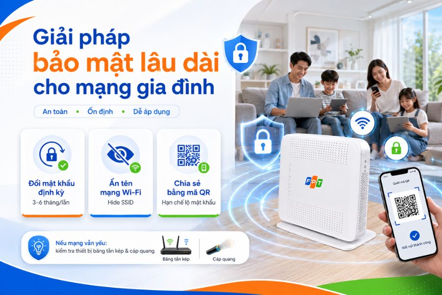Cách chặn thiết bị kết nối wifi FPT kết hợp đổi mật khẩu và ẩn tên WiFi