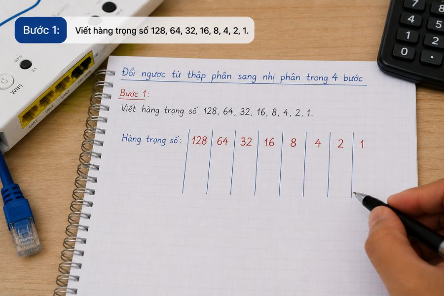 đổi ip nhị phân sang thập phân