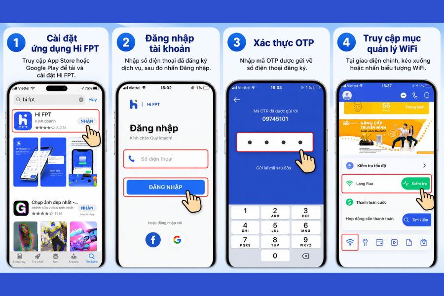 cách đổi tên wifi fpt