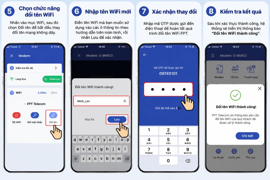 cách đổi tên wifi fpt
