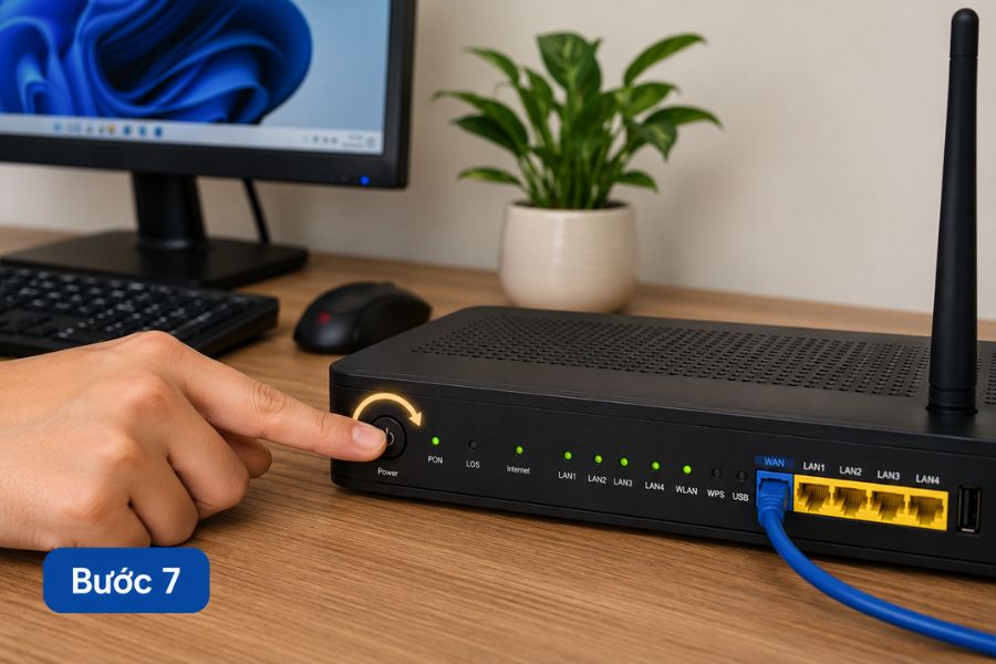 Cắm mạng LAN nhưng không vào được Internet