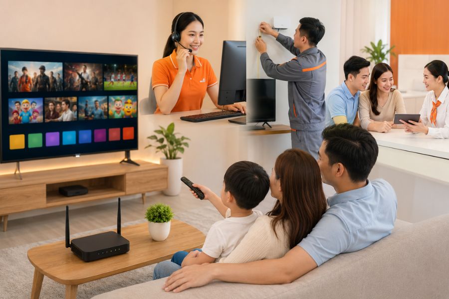combo internet và truyền hình cáp fpt
