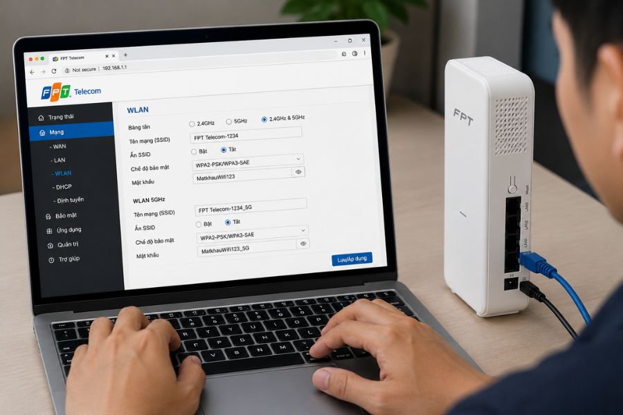 đăng nhập modem fpt