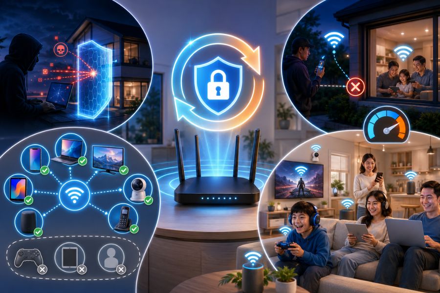 đổi mật khẩu wifi fpt