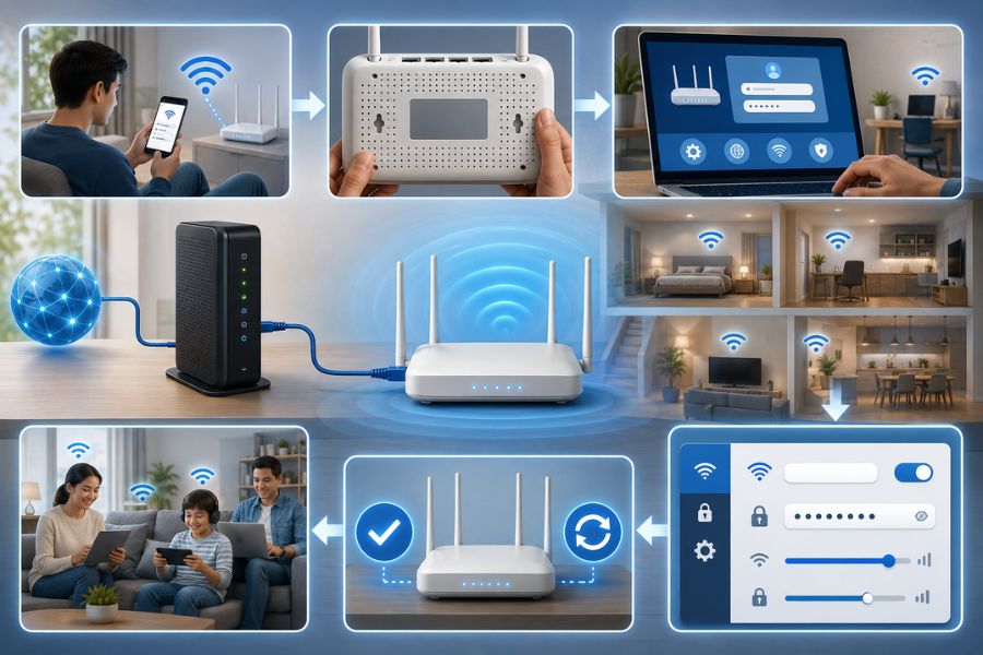 đổi mật khẩu wifi fpt