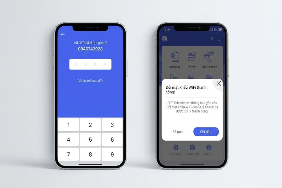 đổi mật khẩu wifi fpt