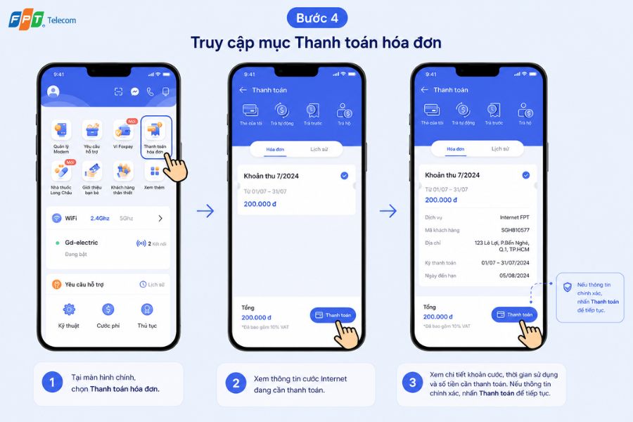 đóng tiền mạng fpt