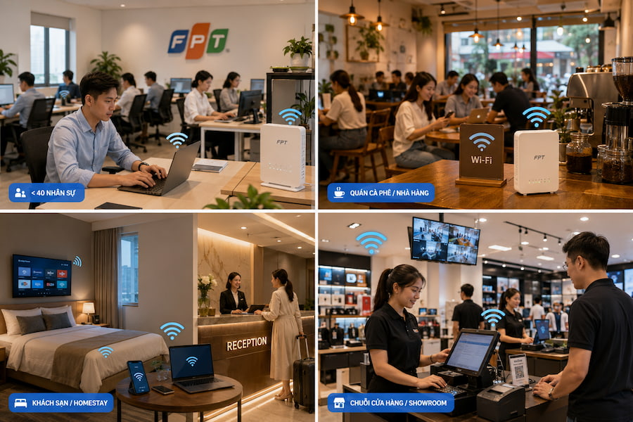 Hướng dẫn chọn gói cước doanh nghiệp FPT theo quy mô