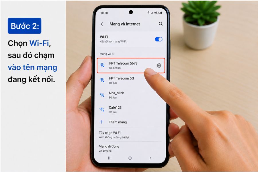 quên mật khẩu wifi
