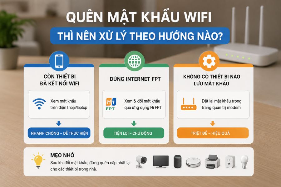 Quên mật khẩu Wifi