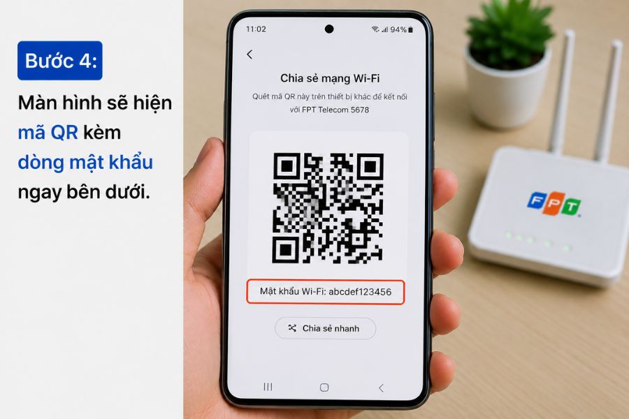 quên mật khẩu wifi