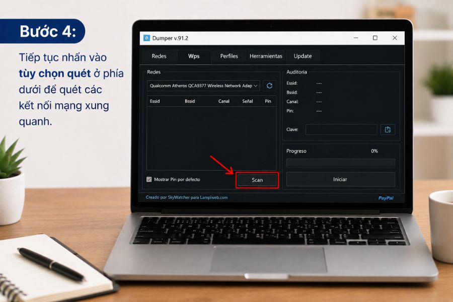 cách bẻ khóa pass wifi