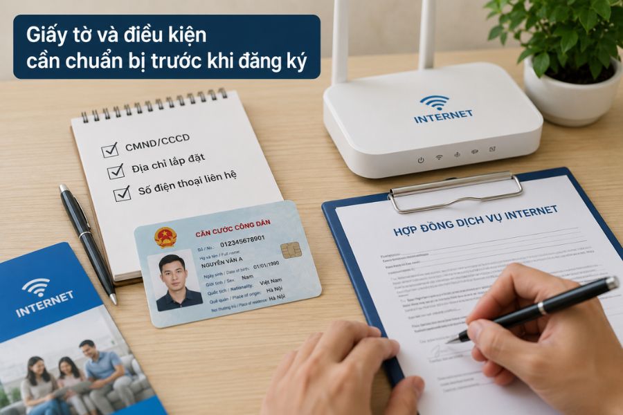 quy trình đăng ký gói cước internet