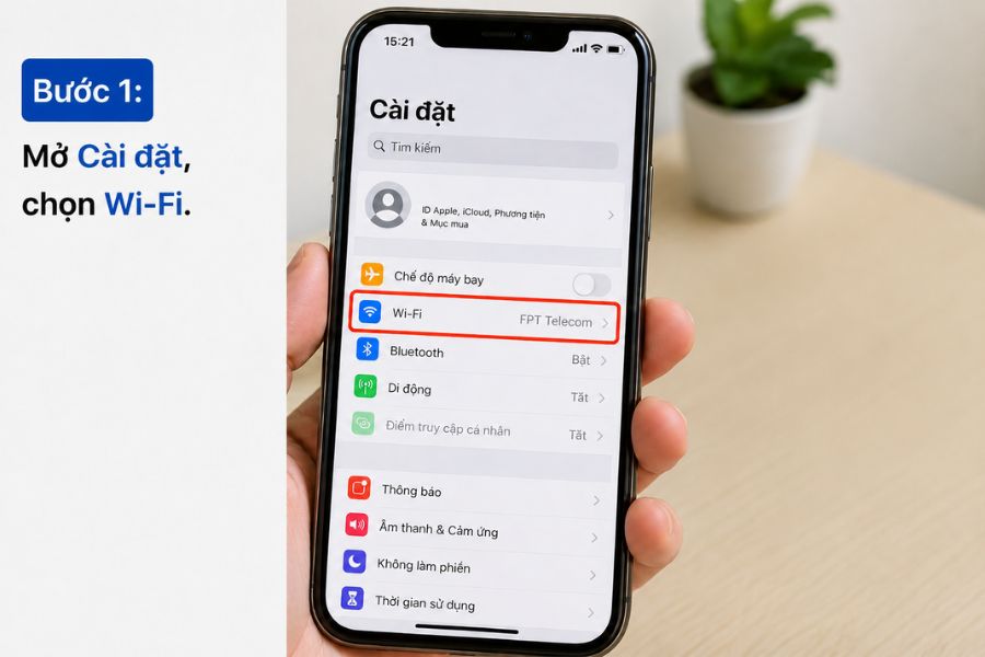 quên mật khẩu wifi