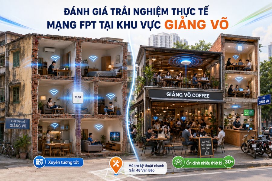 Lắp mạng FPT Giảng Võ