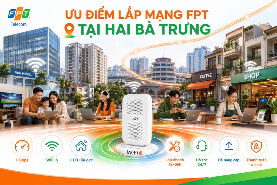 Lắp mạng FPT Hai Bà Trưng