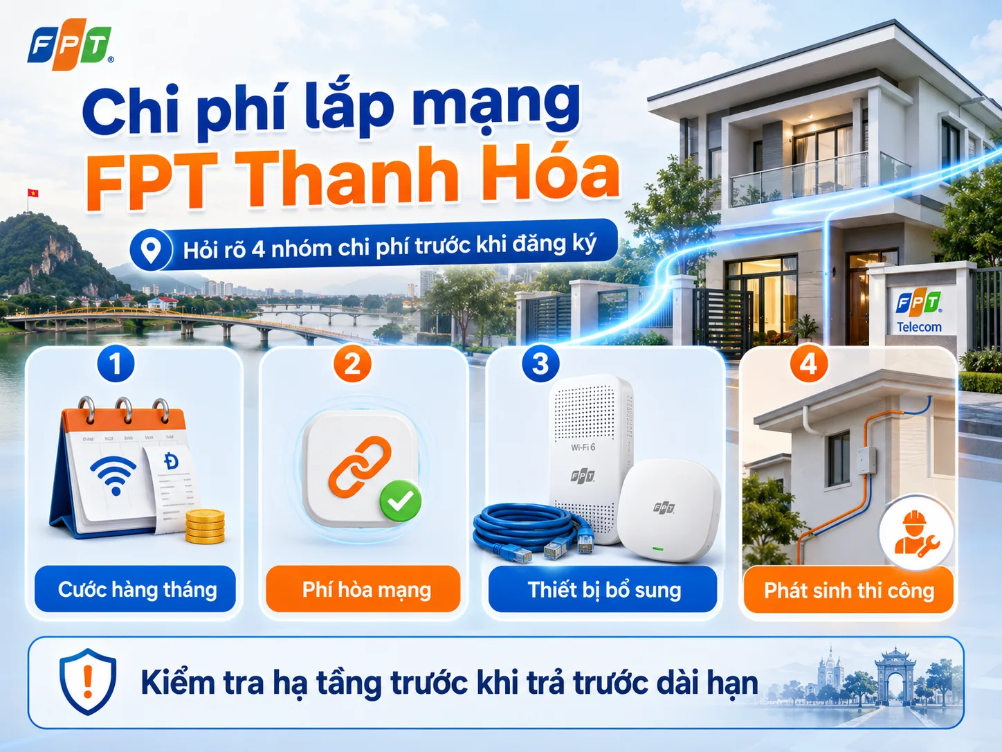 Bốn nhóm chi phí nên xác nhận với tư vấn viên trước khi thanh toán khoản đầu tiên.