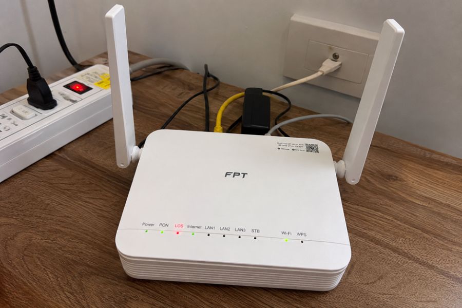 nguyên nhân khiến cục phát wifi báo đỏ