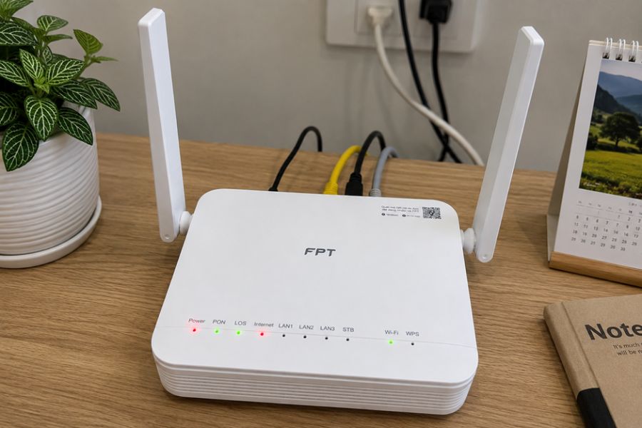 nguyên nhân khiến cục phát wifi báo đỏ