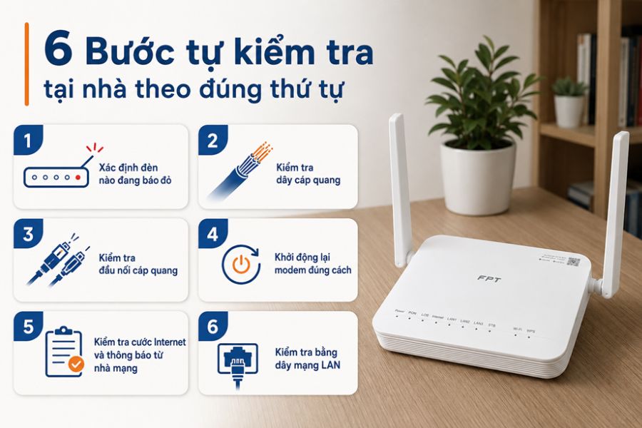 các bước tự kiểm tra tại nhà