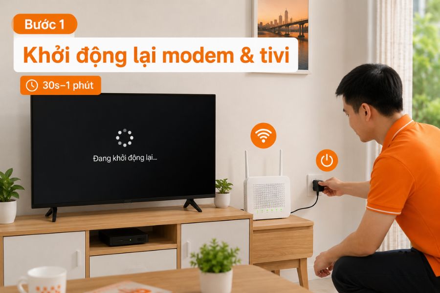 Cách khắc phục tivi đã kết nối mạng nhưng không vào Internet được