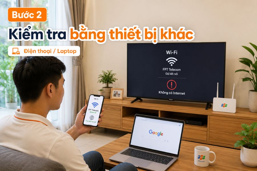 Cách khắc phục tivi đã kết nối mạng nhưng không vào Internet được